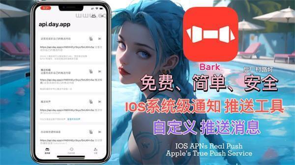 Bark免费简单安全 IOS自定义推送工具 APNs系统级通知消息真推送